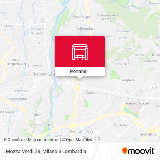 Mappa Mozzo Verdi 28