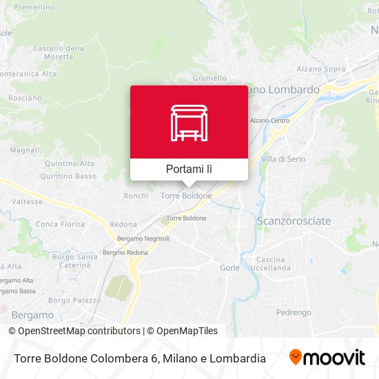Mappa Torre Boldone Colombera 6