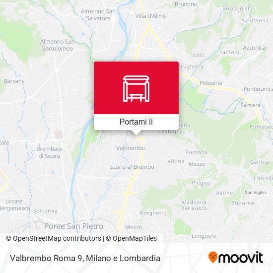 Mappa Valbrembo Roma 9