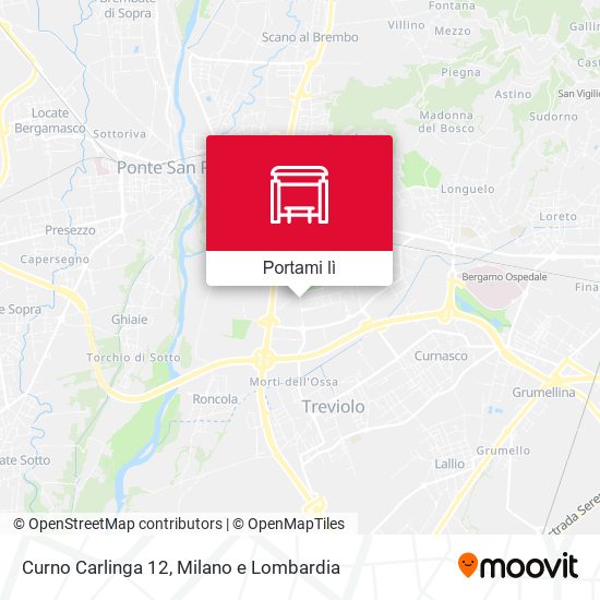 Mappa Curno Carlinga 12