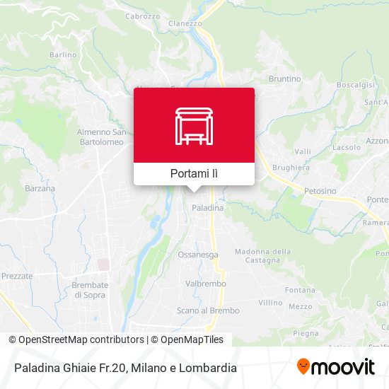 Mappa Paladina Ghiaie Fr.20