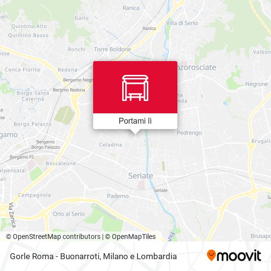 Mappa Gorle Roma - Buonarroti