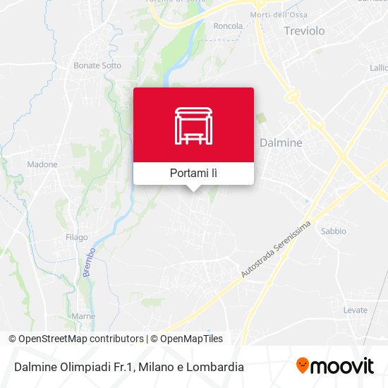 Mappa Dalmine Olimpiadi Fr.1