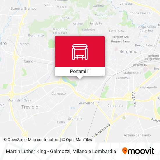 Mappa Martin Luther King - Galmozzi