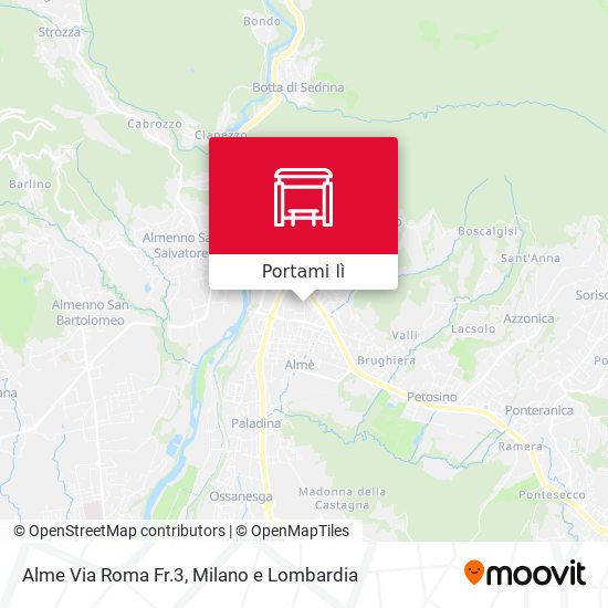 Mappa Alme Via Roma Fr.3