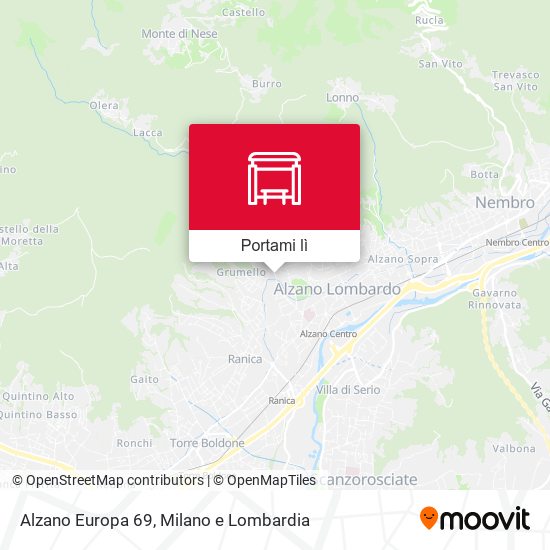 Mappa Alzano Europa 69