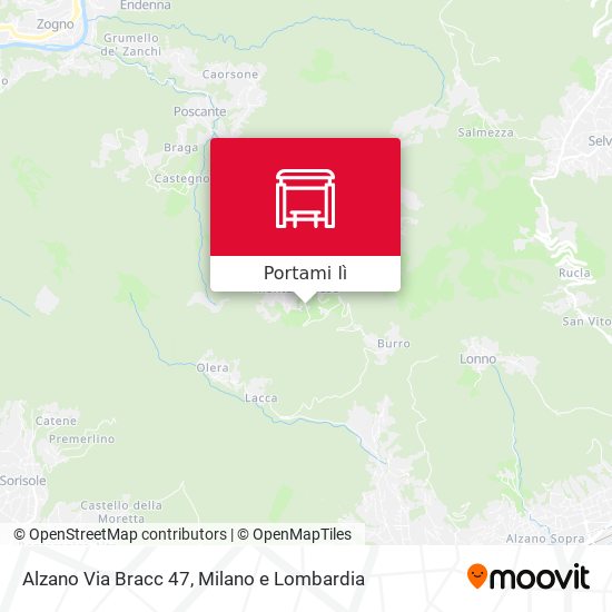 Mappa Alzano Via Bracc 47