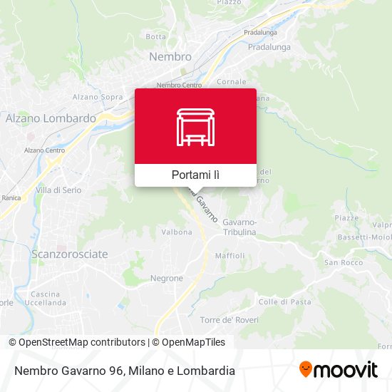 Mappa Nembro Gavarno 96