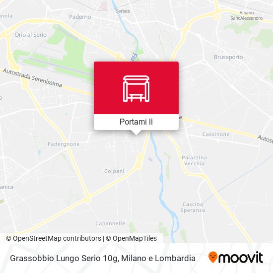 Mappa Grassobbio Lungo Serio 10g