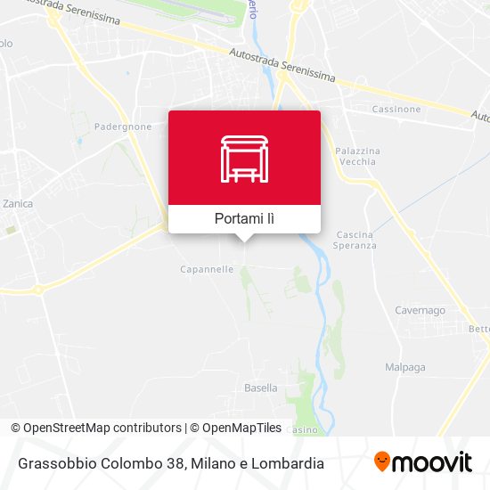 Mappa Grassobbio Colombo 38