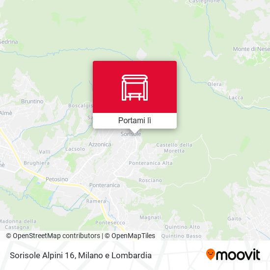 Mappa Sorisole Alpini 16