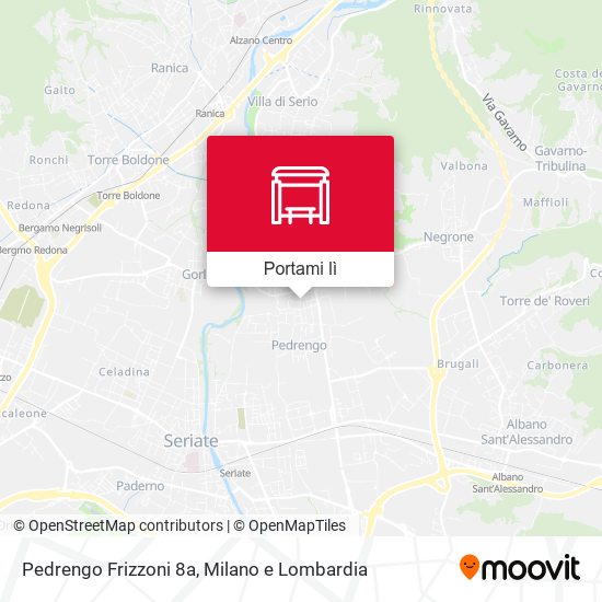 Mappa Pedrengo Frizzoni 8a