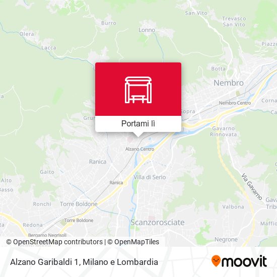 Mappa Alzano Garibaldi 1