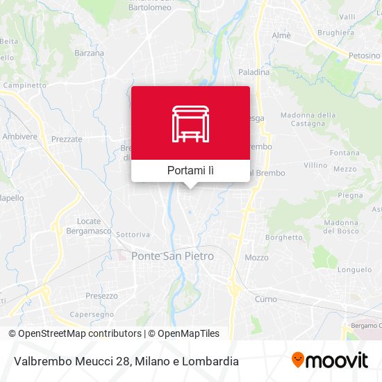 Mappa Valbrembo Meucci 28