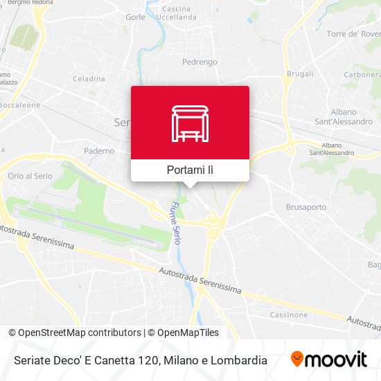 Mappa Seriate Deco' E Canetta 120