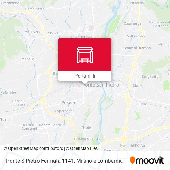 Mappa Ponte S.Pietro Fermata 1141