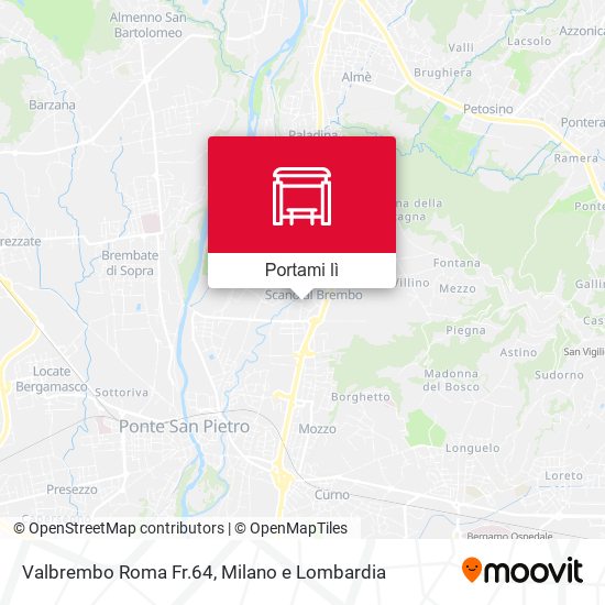 Mappa Valbrembo Roma Fr.64