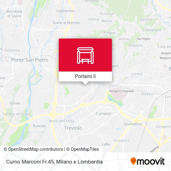 Mappa Curno Marconi Fr.45