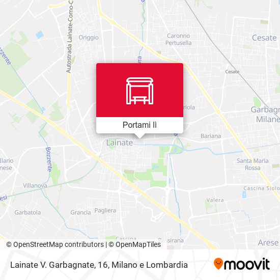 Mappa Lainate V. Garbagnate, 16