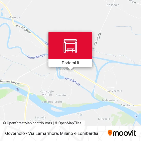 Mappa Governolo - Via Lamarmora