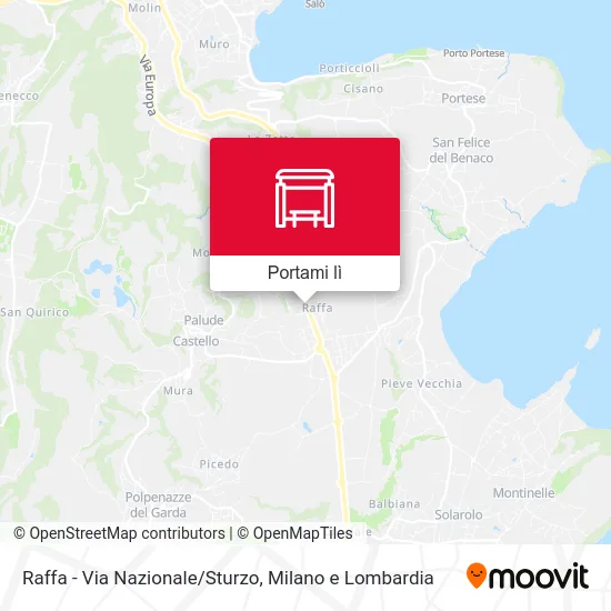 Mappa Raffa - Via Nazionale/Sturzo