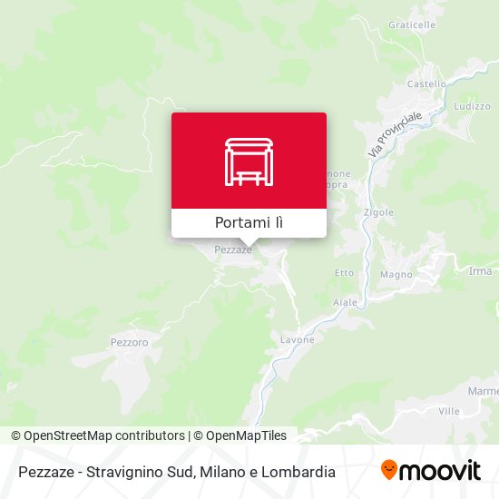 Mappa Pezzaze - Stravignino Sud