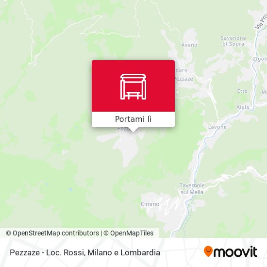 Mappa Pezzaze - Loc. Rossi