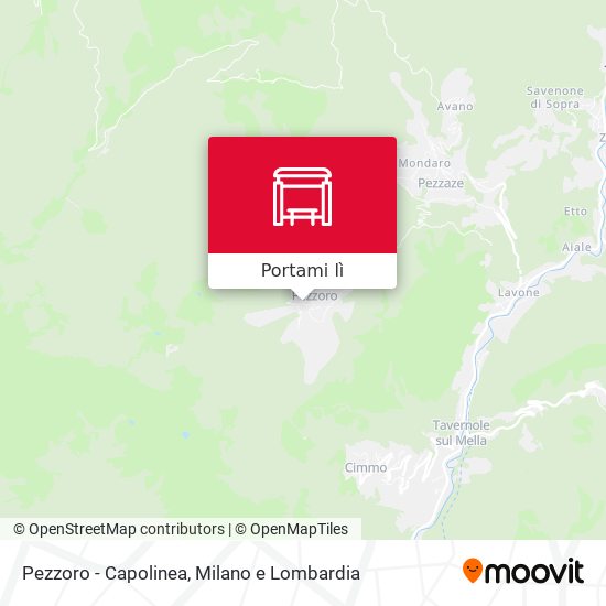 Mappa Pezzoro - Capolinea