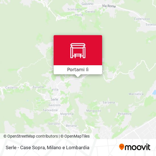 Mappa Serle - Case Sopra