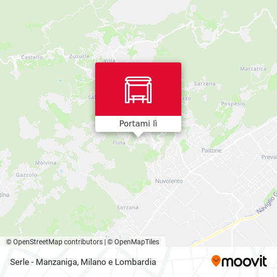 Mappa Serle - Manzaniga