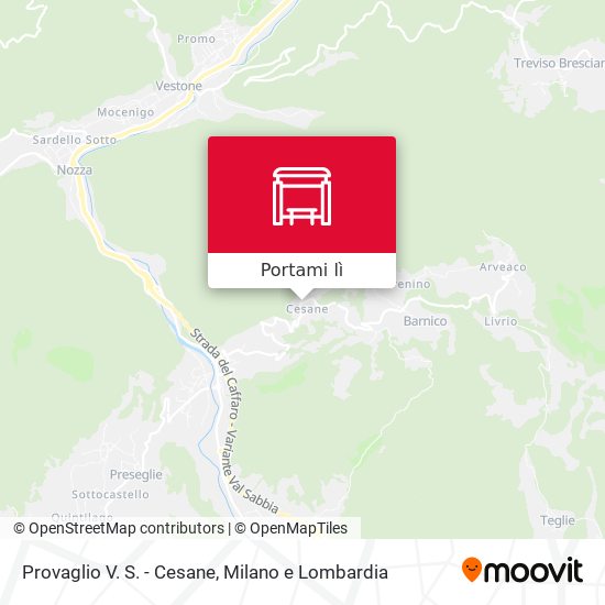 Mappa Provaglio V. S. - Cesane