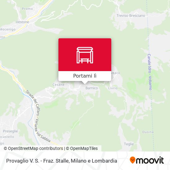 Mappa Provaglio V. S. - Fraz. Stalle