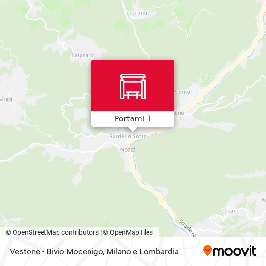 Mappa Vestone - Bivio Mocenigo