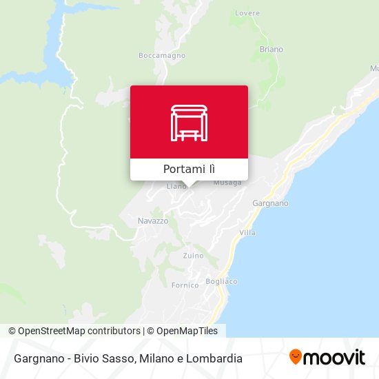 Mappa Gargnano - Bivio Sasso