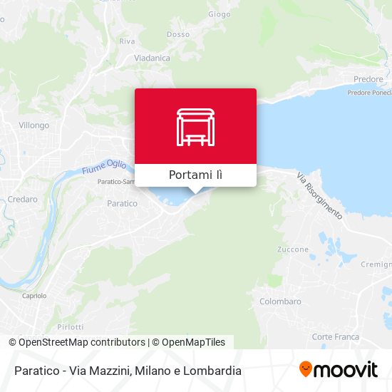 Mappa Paratico - Via Mazzini