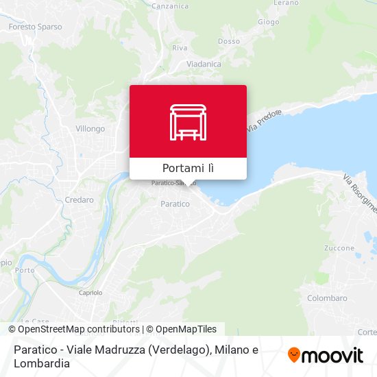 Mappa Paratico - Viale Madruzza (Verdelago)