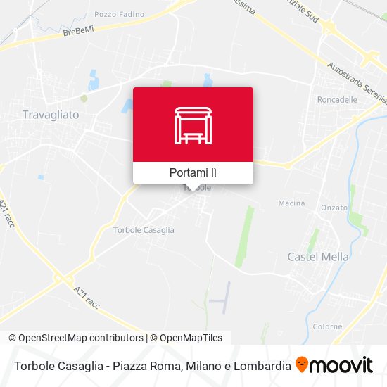 Mappa Torbole Casaglia - Piazza Roma