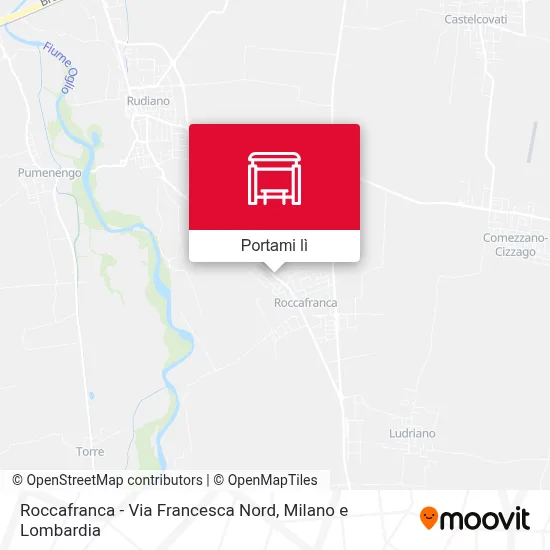 Mappa Roccafranca - Via Francesca Nord