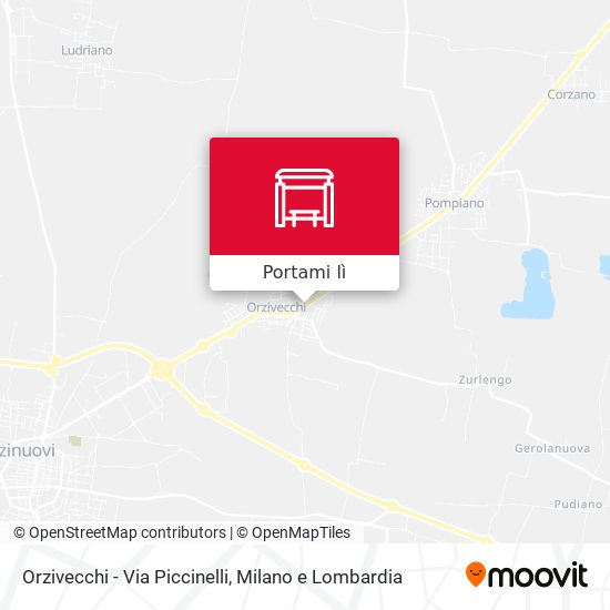 Mappa Orzivecchi - Via Piccinelli