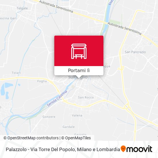 Mappa Palazzolo - Via Torre Del Popolo