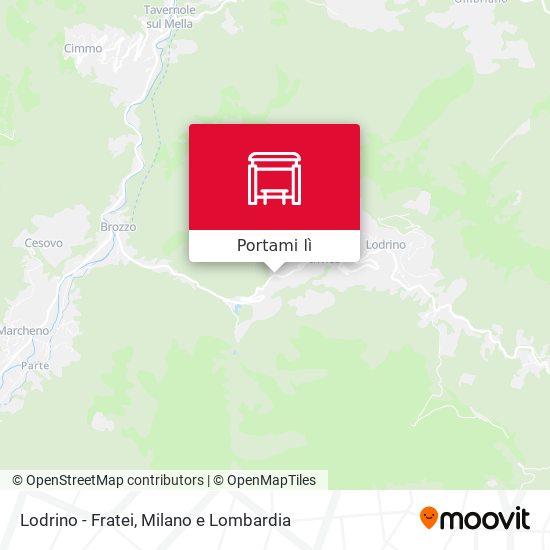 Mappa Lodrino - Fratei