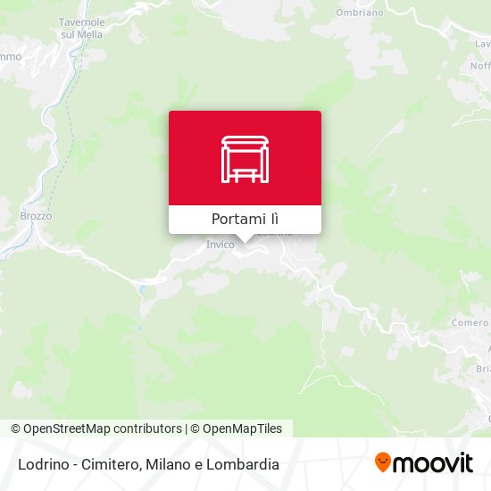 Mappa Lodrino - Cimitero