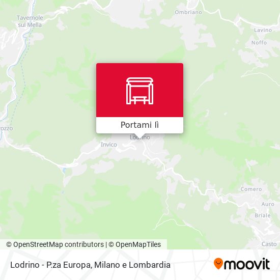 Mappa Lodrino - P.za Europa