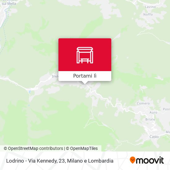 Mappa Lodrino - Via Kennedy, 23