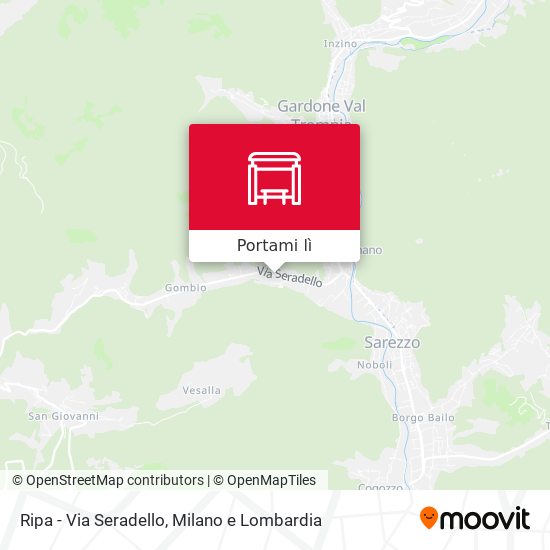 Mappa Ripa - Via Seradello