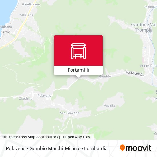 Mappa Polaveno - Gombio Marchi