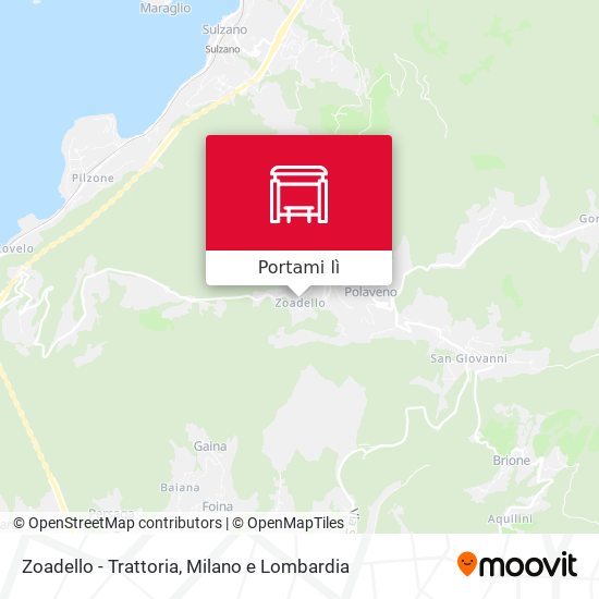 Mappa Zoadello - Trattoria