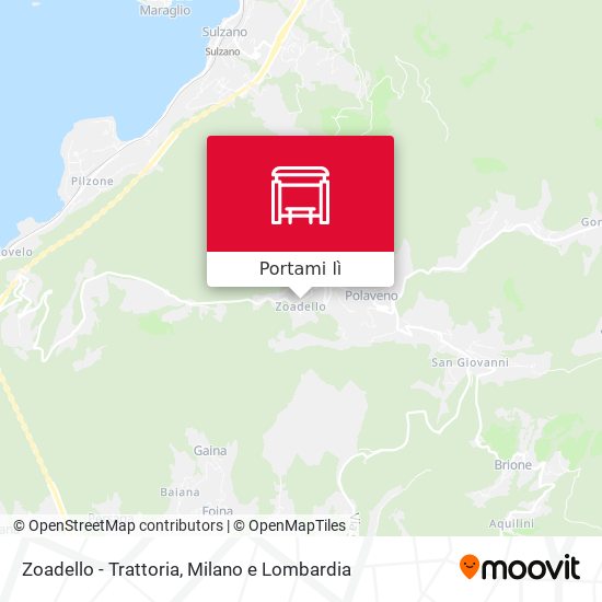Mappa Zoadello - Trattoria