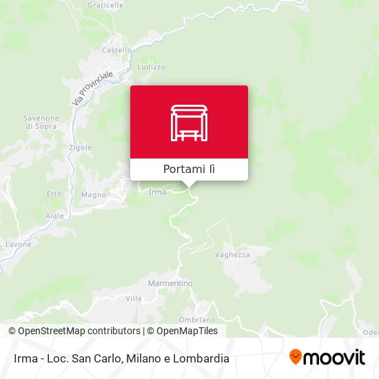 Mappa Irma - Loc. San Carlo