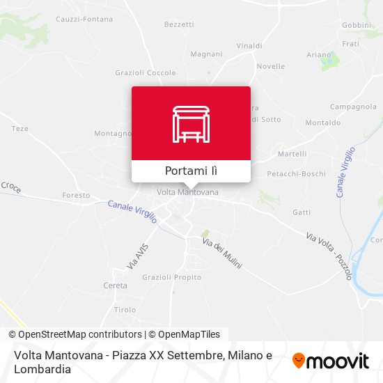 Mappa Volta Mantovana - Piazza XX Settembre